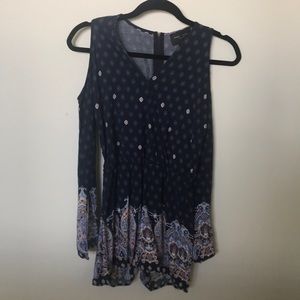 Romeo & Juliet couture cold shoulder romper